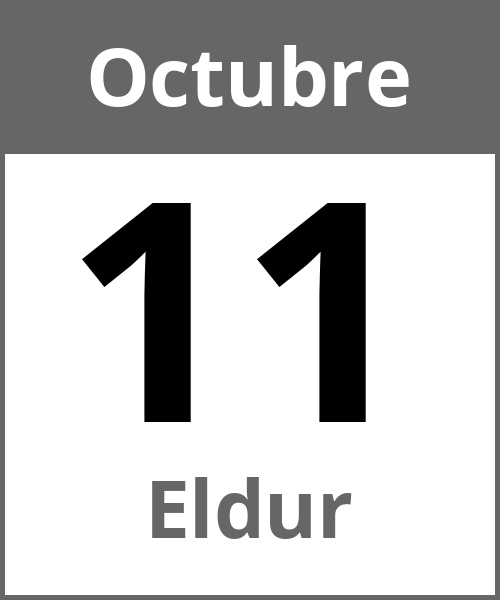 Fiesta Eldur Octubre 11.10.