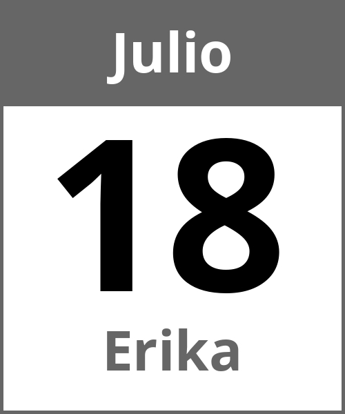 Fiesta Erika Julio 18.7.