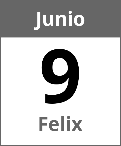 Fiesta Felix Junio 9.6.