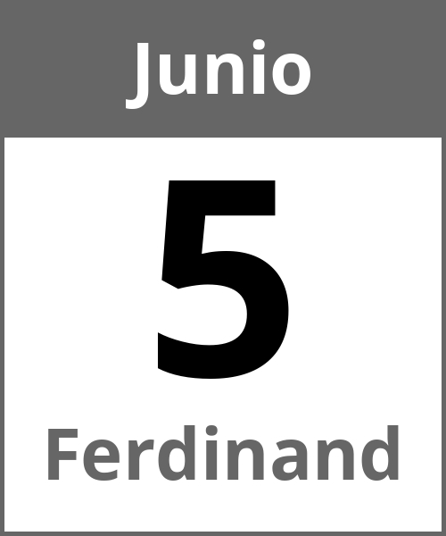 Fiesta Ferdinand Junio 5.6.