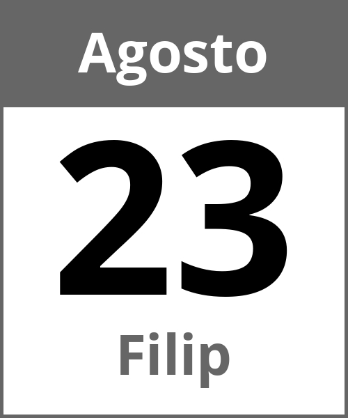 Fiesta Filip Agosto 23.8.