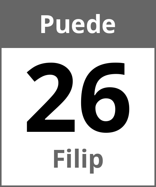 Fiesta Filip Puede 26.5.