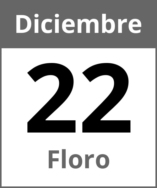 Fiesta Floro Diciembre 22.12.