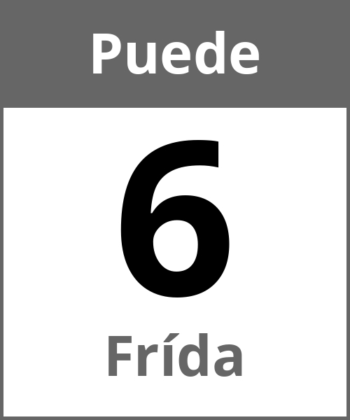 Fiesta Frída Puede 6.5.