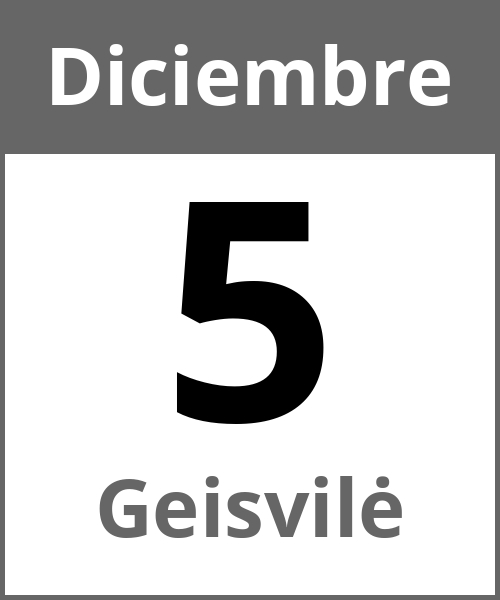 Fiesta Geisvilė Diciembre 5.12.