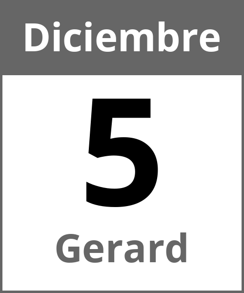 Fiesta Gerard Diciembre 5.12.