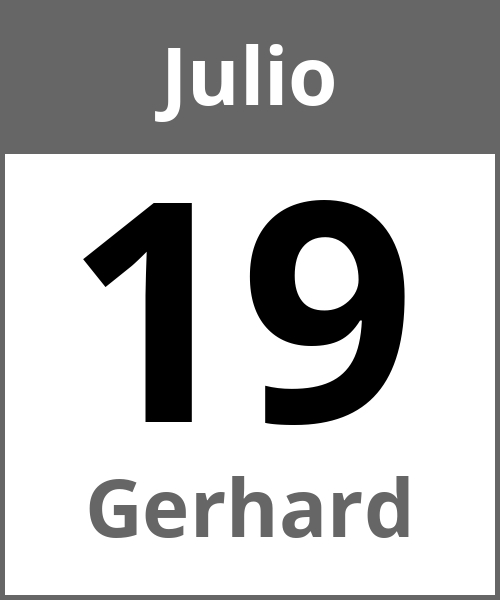 Fiesta Gerhard Julio 19.7.