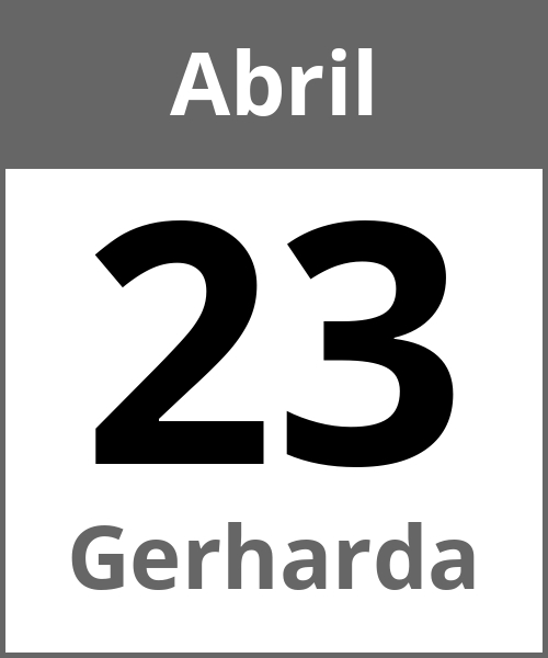 Fiesta Gerharda Abril 23.4.