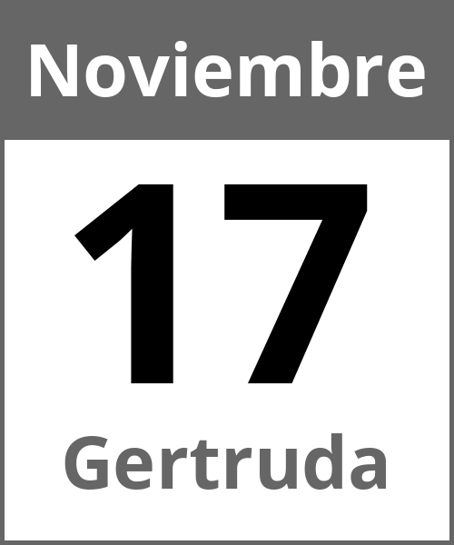 Fiesta Gertruda Noviembre 17.11.