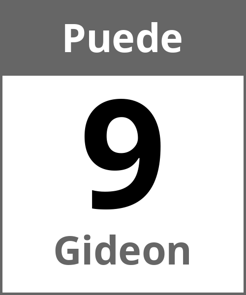 Fiesta Gideon Puede 9.5.