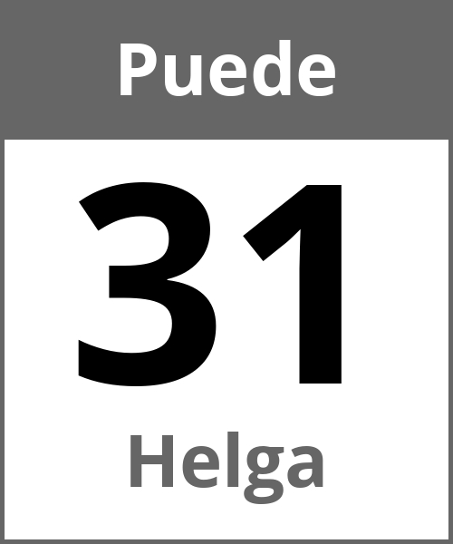 Fiesta Helga Puede 31.5.