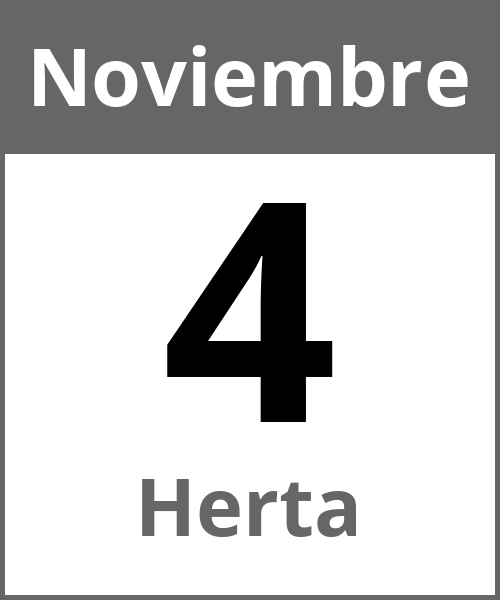 Fiesta Herta Noviembre 4.11.