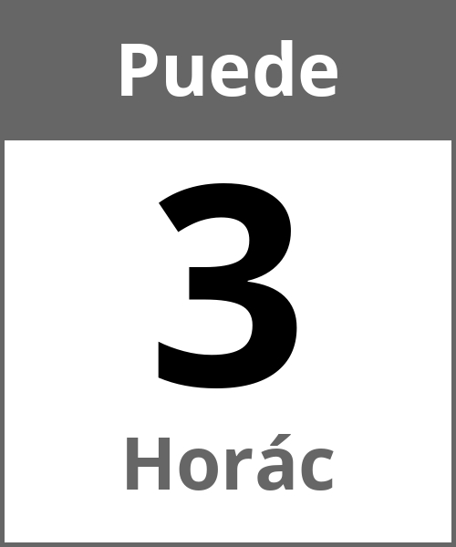 Fiesta Horác Puede 3.5.