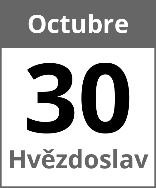 Fiesta Hvězdoslav Octubre 30.10.