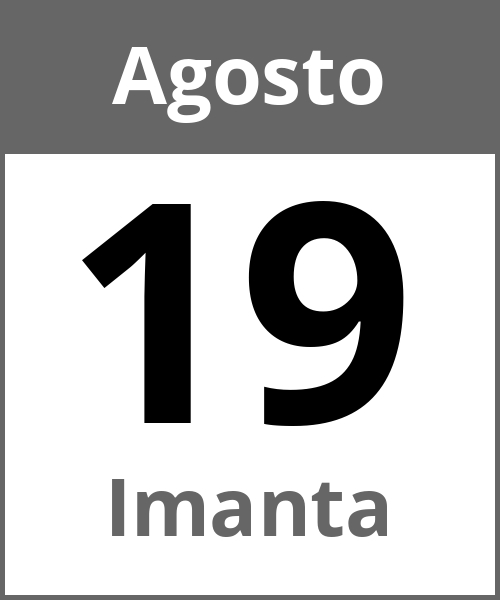 Fiesta Imanta Agosto 19.8.