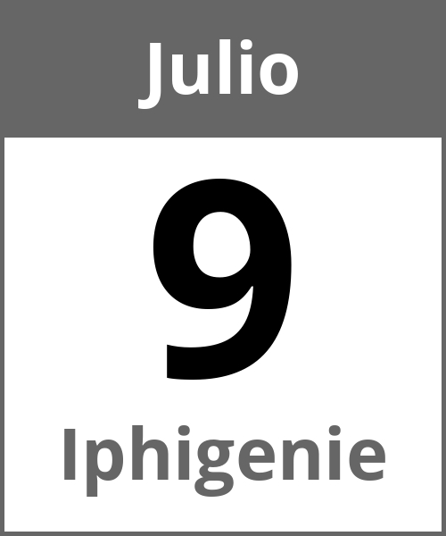 Fiesta Iphigenie Julio 9.7.