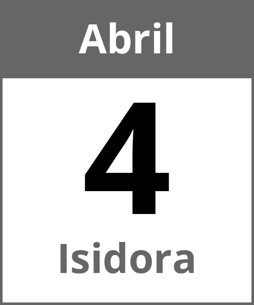 Fiesta Isidora Abril 4.4.