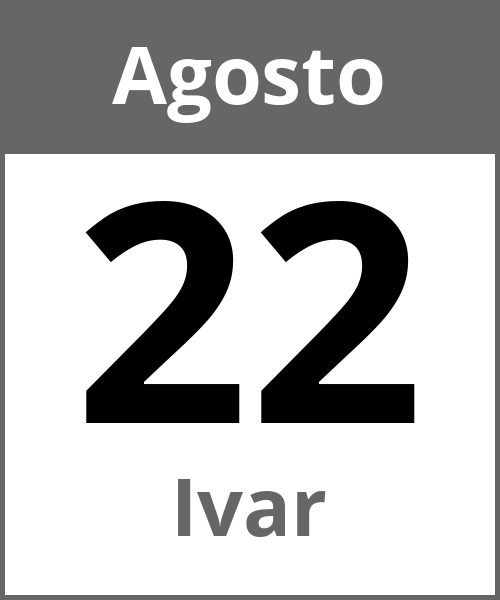 Fiesta Ivar Agosto 22.8.