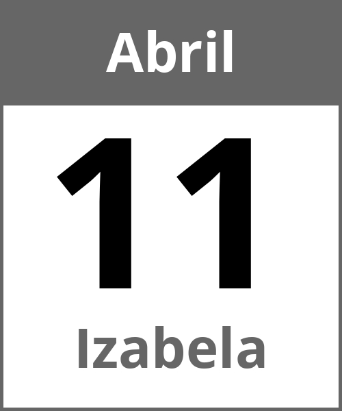 Fiesta Izabela Abril 11.4.