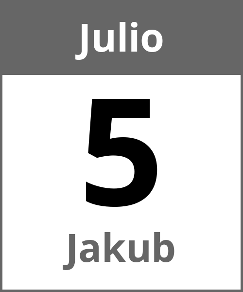 Fiesta Jakub Julio 5.7.