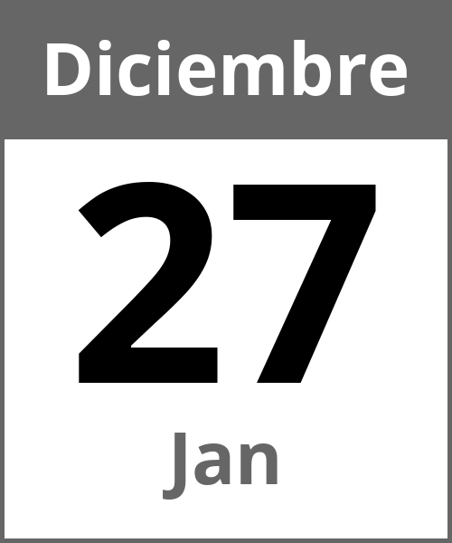 Fiesta Jan Diciembre 27.12.