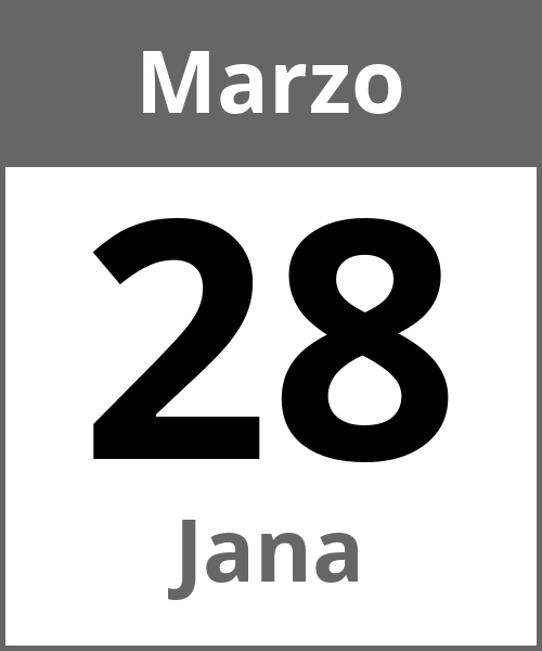 Fiesta Jana Marzo 28.3.