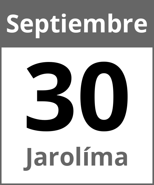 Fiesta Jarolíma Septiembre 30.9.