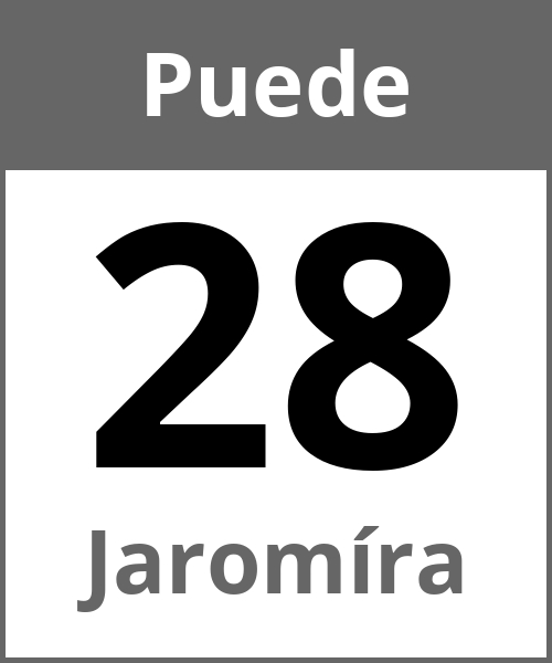 Fiesta Jaromíra Puede 28.5.