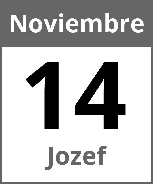 Fiesta Jozef Noviembre 14.11.