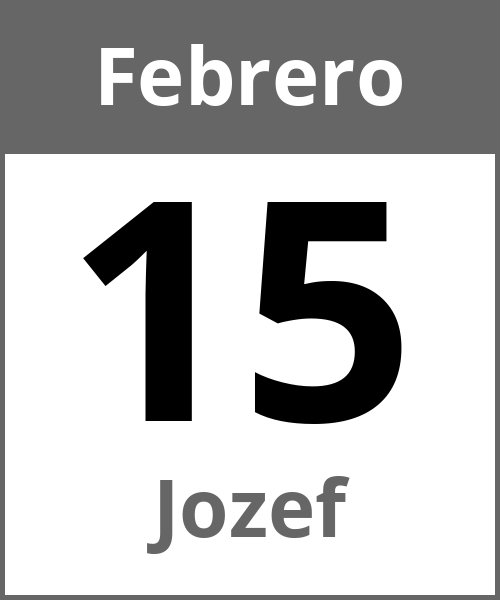 Fiesta Jozef Febrero 15.2.