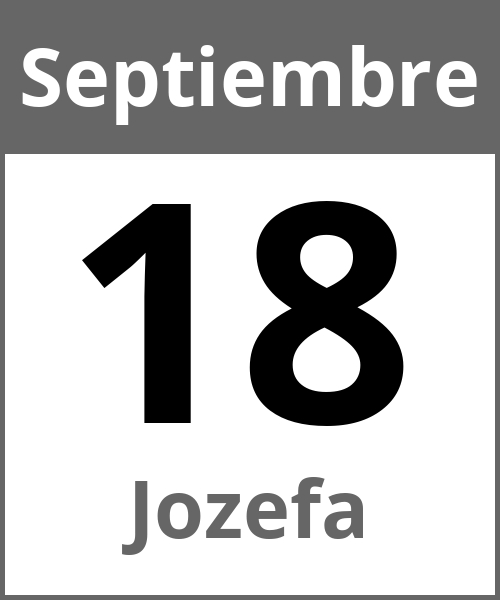 Fiesta Jozefa Septiembre 18.9.