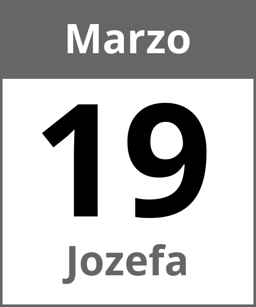 Fiesta Jozefa Marzo 19.3.