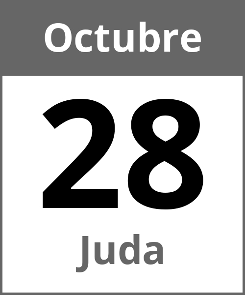 Fiesta Juda Octubre 28.10.