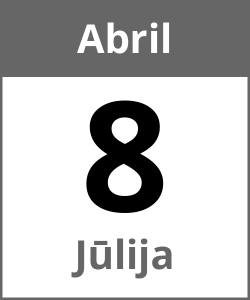 Fiesta Jūlija Abril 8.4.