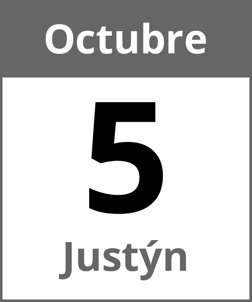 Fiesta Justýn Octubre 5.10.