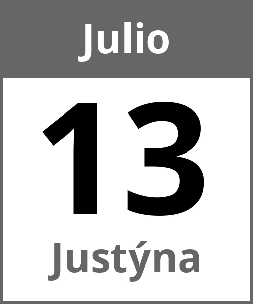 Fiesta Justýna Julio 13.7.