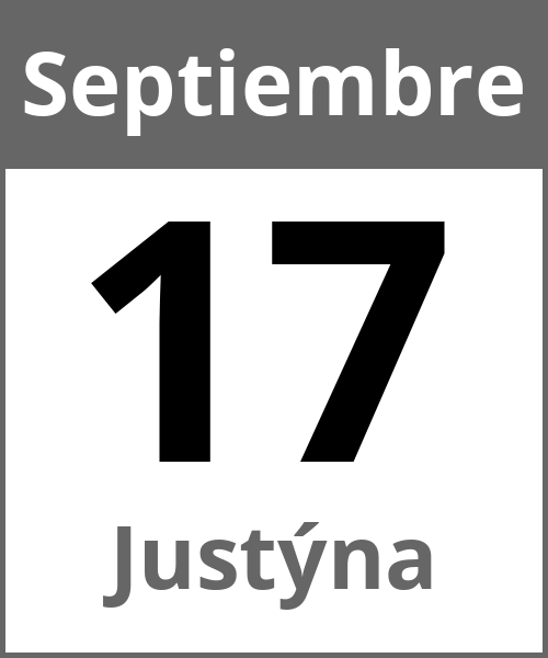 Fiesta Justýna Septiembre 17.9.