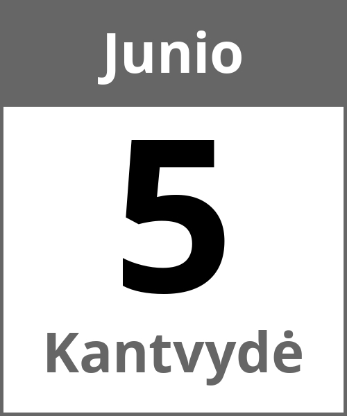 Fiesta Kantvydė Junio 5.6.