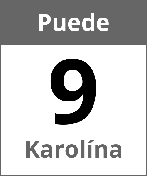 Fiesta Karolína Puede 9.5.