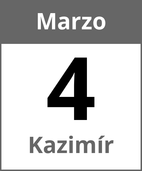 Fiesta Kazimír Marzo 4.3.