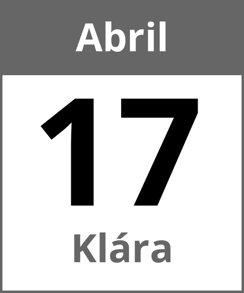 Fiesta Klára Abril 17.4.