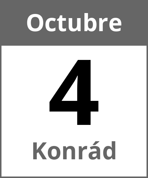 Fiesta Konrád Octubre 4.10.