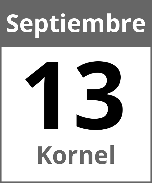 Fiesta Kornel Septiembre 13.9.