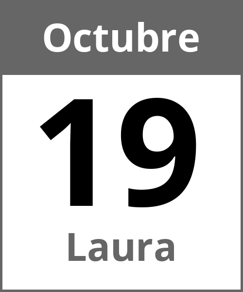 Fiesta Laura Octubre 19.10.