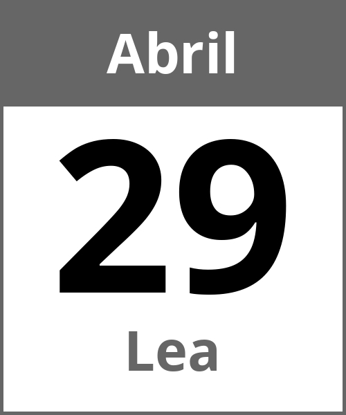 Fiesta Lea Abril 29.4.