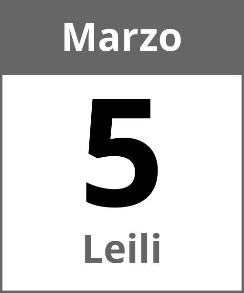 Fiesta Leili Marzo 5.3.