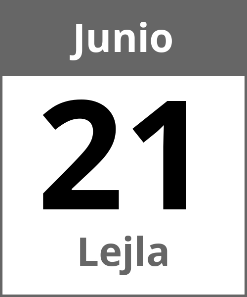 Fiesta Lejla Junio 21.6.