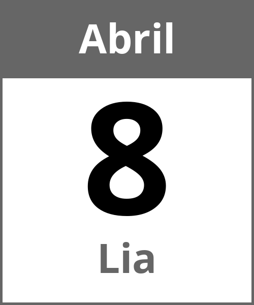 Fiesta Lia Abril 8.4.