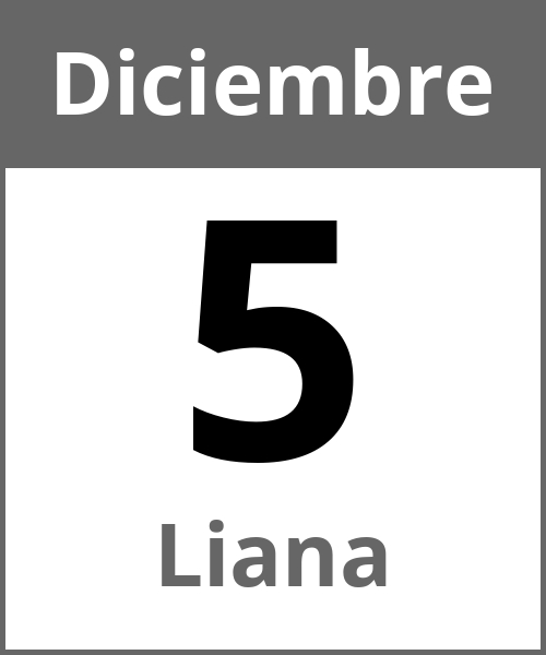 Fiesta Liana Diciembre 5.12.