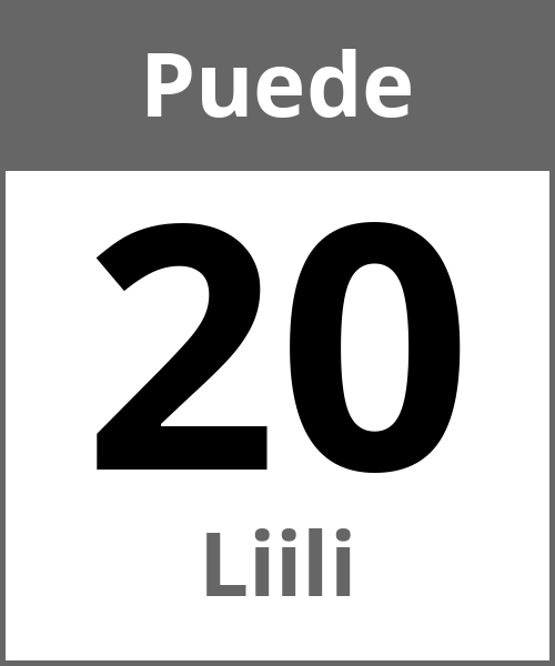 Fiesta Liili Puede 20.5.